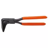   Bádogos hajlító fogó, Strend Pro BC11B, fekete/narancssárga, 275 mm, hajlított 90°, lapos pofájú, pofaszélesség: 60 mm, fémlemez hajlításhoz