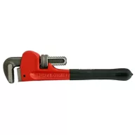   Csőfogó, Strend Pro PW572, piros/fekete, 300 mm, vezetőanyával, fogazott pofák, gyors pofanyitás, fém