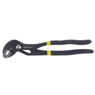   Vízpumpafogó, Strend Pro Viper WP, fekete, 180 mm, fogazott pofák, állítható pofatávolság, króm-vanádium acél, pofanyitás: 28 mm