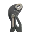 Vízpumpafogó, Strend Pro Viper WP, fekete, 180 mm, fogazott pofák, állítható pofatávolság, króm-vanádium acél, pofanyitás: 28 mm
