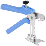   Csempeszintező fogó, Strend Pro LP633, kék, szintezéshez, mechanikus, gyors, síkban történő burkolatrakáshoz