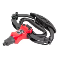   Szegecselő fogó, Strend Pro HRT61, piros/fekete, 190 mm, ollós, popszegecshez (2,4-4,8 mm), acél, rozsdamentes acél és alumínium szegecsekhez