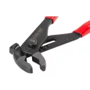 Vízpumpafogó, Strend Pro, fekete/piros, 250 mm, fogazott pofák, állítható pofatávolság, kalapáccsal, fém, PVC bevonat