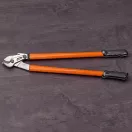 Csípőfogó, Strend Pro CC100, narancssárga/fekete, 600 mm, huzalokhoz, kábelekhez, kötelekhez, hosszú karú, acél, gumi markolat