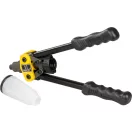 Szegecselő fogó, Strend Pro R09-803, fekete, 280 mm, popszegecshez (2,4–4,8 mm), szegecsgyűjtő tartállyal, acél, rozsdamentes acél és alumínium szegecsekhez