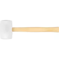   Gumikalapács, Strend Pro HM221, fehér, 900 g, fa nyél, gumi fej