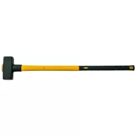   Bontókalapács, Strend Pro HS0531, sárga/fekete, 8000 g, üvegszálas nyél, acél fej, DIN 6475, lapos/lapos