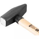 Lakatoskalapács, Strend Pro HM100, szürke, 1500 g, fa nyél, acél fej, DIN 1041, lapos/hegyes