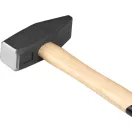 Lakatoskalapács, Strend Pro Premium HM102, fekete, 2000 g, fa nyél, acél fej, lapos/hegyes