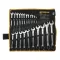 Csillag-villáskulcs-készlet, Strend Pro HR31586, ezüst, 22 részes, 6–32 mm, Cr-V