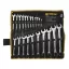 Csillag-villáskulcs-készlet, Strend Pro HR31586, ezüst, 22 részes, 6–32 mm, Cr-V