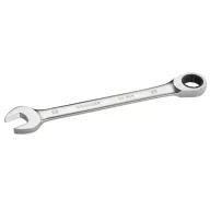   Racsnis csillag-villáskulcs, Stanley STMT89919-0, ezüst, 19 mm, Cr-V, DIN 3113, 15°-ban hajlított