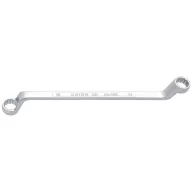   Csillagkulcs, Unior 180/1, ezüst, 18 és 21 mm, Cr-V, DIN838, 75°-ban hajlított