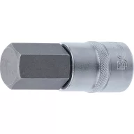   Dugófej, BGS 4295, ezüst, 22 mm, 1/2", Cr-V, teljes hossz: 70 mm