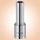 Dugófej, Tona Expert E113751T, ezüst, 4 mm, 1/4", Cr-V, hosszított, Maxi Drive profil