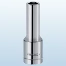 Dugófej, Tona Expert E113751T, ezüst, 4 mm, 1/4", Cr-V, hosszított, Maxi Drive profil