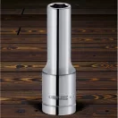 Dugófej, Tona Expert E113751T, ezüst, 4 mm, 1/4", Cr-V, hosszított, Maxi Drive profil