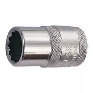   Dugófej, Kennedy 582-5430, ezüst, 1/4", 3/8", 12 szögletű