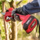 Akkumulátoros metszőolló, Worcraft CSC-S20LiCP ShareSYS, piros/fekete, 20 V Li-Ion, maximum 30 mm vastagság, akkumulátor és töltő nélkül