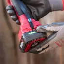 Akkumulátoros metszőolló, Worcraft CSC-S20LiCP ShareSYS, piros/fekete, 20 V Li-Ion, maximum 30 mm vastagság, akkumulátor és töltő nélkül