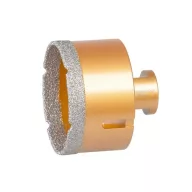   Gyémánt koronafúró, Strend Pro, 68 mm, 35 mm vágási mélység, M14 menet, száraz fúráshoz, kerámiához, márványhoz és kőhöz, max. 13 000 ford./perc