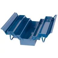   Szerszámosdoboz, Strend Pro TB101B, 43 x 20 x 21 cm, kék, 5 részes, fém