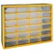 Rendszerező polc, Strend Pro SBx3045-C, 50 x 16 x 39 cm, sárga, falra szerelhető, 24 tárolóhely, PVC, 28 kg teherbírás