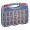 Rendszerező koffer, Strend Pro Koffer HL30122, 38 x 31,5 x 6 cm, fekete, 21 rekesz, 12,5 kg teherbírás, PVC, praktikus, áttekinthető