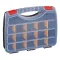 Rendszerező koffer, Strend Pro HL30123, 31,5 x 25,5 x 5,5 cm, fekete, koffer kivitel, PVC, 15 rekesz, 7 kg teherbírás