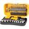 Bit és dugókulcs készlet, Strend Pro WT549, 39 részes, sárga/fekete doboz, 1/4", racsnis, 24 db bit, 10 db dugókulcs, hosszabbítók, toldatok