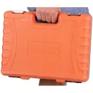 Bit és dugókulcs készlet, Strend Pro WT940, 94 részes, narancssárga/fekete doboz, 1/4", 1/2", racsnis, 30 db bit, 49 db dugókulcs, toldók, fogantyúk, adapterek