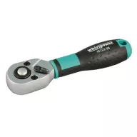   Racsnis kulcs, Whirlpower 16122-08, ezüst/fekete, 1/4", váltás karral, Cr-V, 108 mm