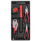 Szerszámkészlet, Strend Pro S264, 64 részes, kofferbern, 1/2" és 1/4" dugókulcsokkal, racsnis, bitfejekkel és imbuszkulcsokkal, kalapáccsal és fogókkal