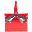 Szerszámkészlet, Strend Pro S264, 64 részes, kofferbern, 1/2" és 1/4" dugókulcsokkal, racsnis, bitfejekkel és imbuszkulcsokkal, kalapáccsal és fogókkal