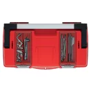 Szerszámosdoboz, Prosperplast Aptop Plus KAP5025, 45,8 x 25,7 x 24,5 cm, fekete, hordozható, praktikus