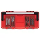 Szerszámosdoboz, Prosperplast Aptop Plus KAP6030, 59,8 × 28,6 × 32,7 cm, fekete, többfunkciós, hordozható, fogantyúval