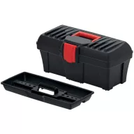   Szerszámosdoboz, Prosperplast Caliber KCR4020, 40 × 20 × 18,6 cm, fekete, fogantyúval, többfunkciós
