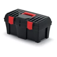   Szerszámosdoboz, Prosperplast Caliber KCR5025, 46 × 25,7 × 22,7 cm, fekete, fogantyúval, hordozható