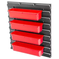   Rendszerező doboz, Qbrick Patrol One Organizer M/L, 60 x 40 x 43 cm, piros, 5 db