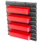 Rendszerező doboz, Qbrick Patrol One Organizer M/L, 60 x 40 x 43 cm, piros, 5 db