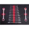 Racsnis csillag-villáskulcs készlet, Strend Pro S239, ezüst, 13 részes, 8–22 mm, Cr-V