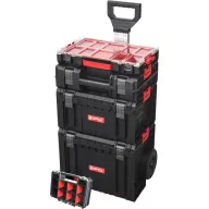   Tárolódoboz készlet, Qbrick System Pro Set, 5 az 1-ben - Cart, Toolbox, Toolcase, Organizer 100 és Multi, 5 részes