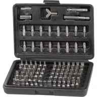   Bitkészlet, Strend Pro, 100 db, bittartó, adapter, 95 db bit