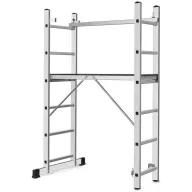   Állvány, Strend Pro Ard Home, platformmal, alumínium, 2 x 6 fokos, 3 az 1-ben, EN 131 szabvány, maximum 150 kg