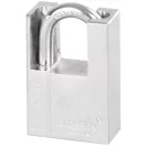 Lakat, Blossom LS0340, 40 mm, ezüst, magas biztonságú zárszerkezet, függőzár kivitel, kapukhoz, ajtókhoz és szekrényekhez