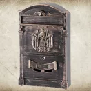 Strend Pro alumínium antik postaláda, bronz