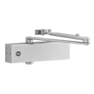   Ajtózáró, Yale DC5500 EN 2/3/4/5, ezüst, 100 kg-ig, EN1154, fogasléces