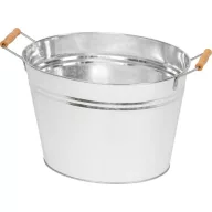   Mosótál, Strend Pro, ezüst, 19 l, horganyzott acél, hosszúság: 39,5 cm, szélesség: 30,5 cm, magasság: 27 cm, ovális