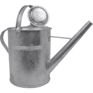   Kerti locsolókanna, Kovotvar KKG, szürke, 5 l, horganyzott, fém, öntözőrózsával