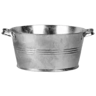   Mosótál, Kovotvar 40 UR4, ezüst, 16 l, horganyzott acél, átmérő: 41,5 cm, magasság: 20,5 cm, kerek